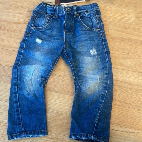 Toddler Boys Trendy Skinny Jeans, Zara, 3 pairs, size: 18-24 mo - Picture 2 of 9